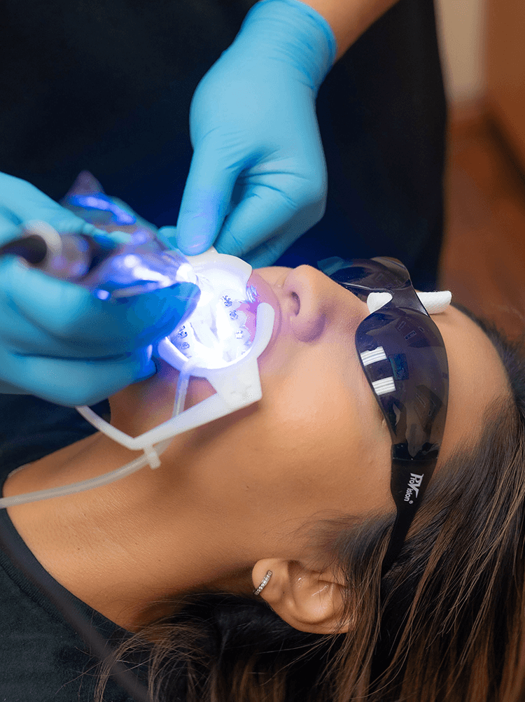 Teen enjoying their braces journey