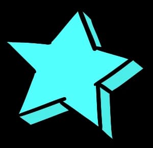 Blue Star — Rodeo Dental Halloween sticker