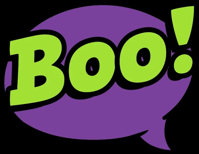 Boo! — Rodeo Dental Halloween sticker