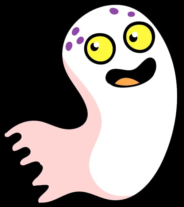 Friendly Ghost — Rodeo Dental Halloween sticker
