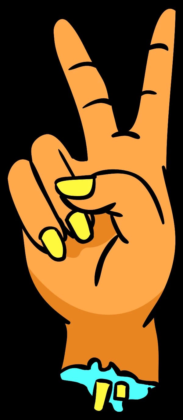 Peace Out — Rodeo Dental Halloween sticker