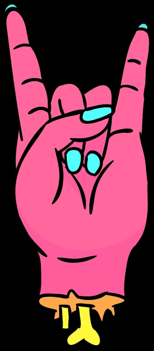 Rock On — Rodeo Dental Halloween sticker