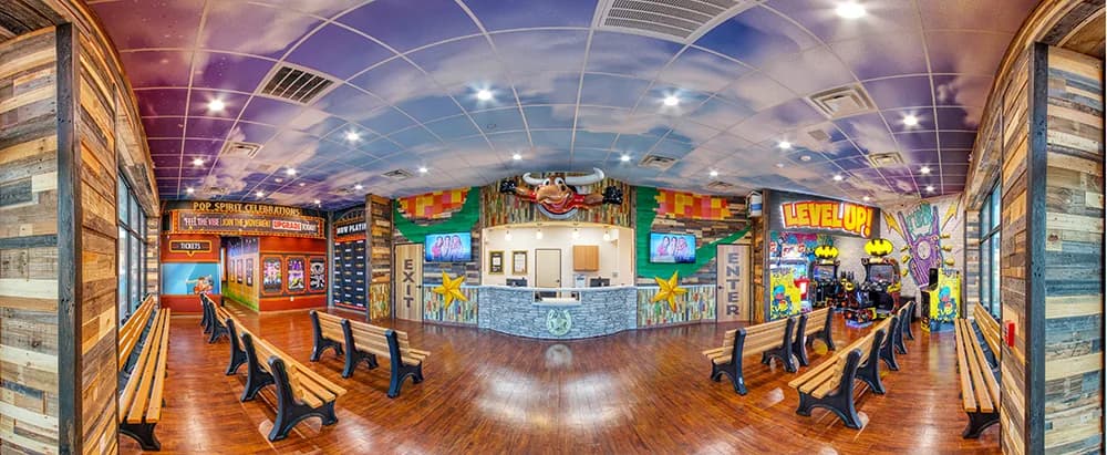 Sala de espera de la oficina de Rodeo Dental Dallas