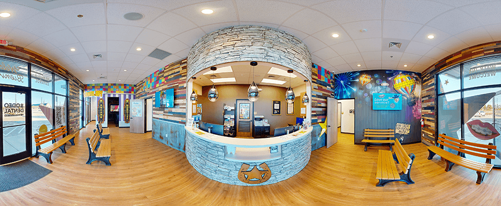 Rodeo Dental Lubbock office lobby