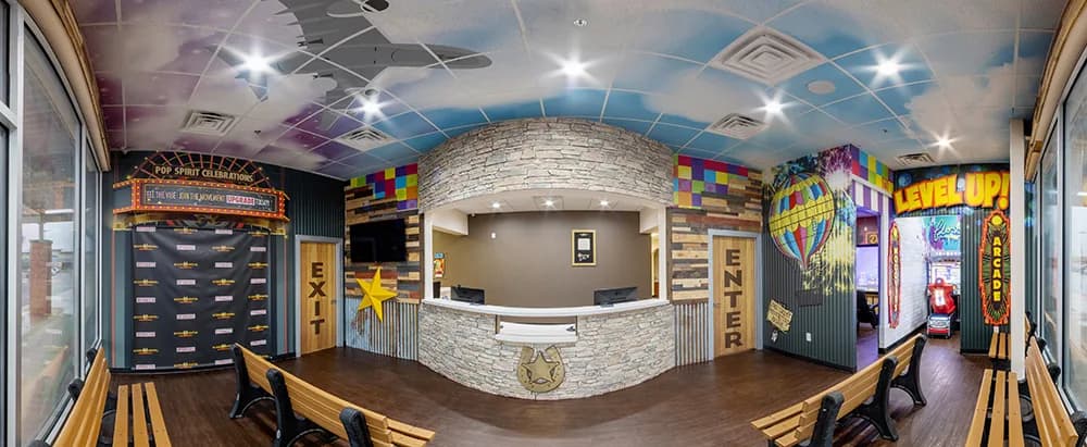 Recepción de la oficina Rodeo Dental Palmhurst