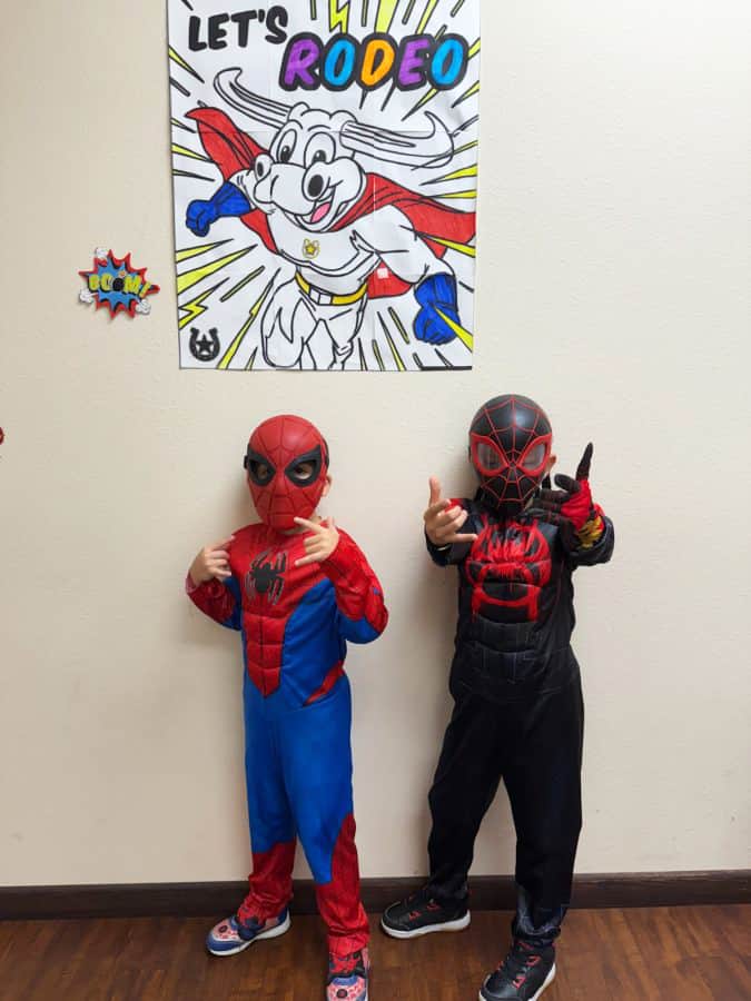 Tidwell Superhero Month fun