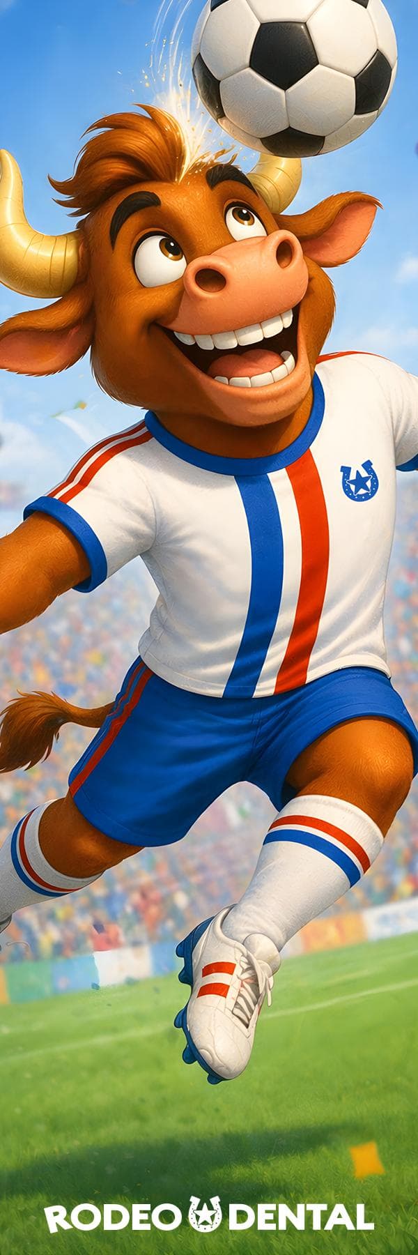 MooMoo heading soccer ball photobooth