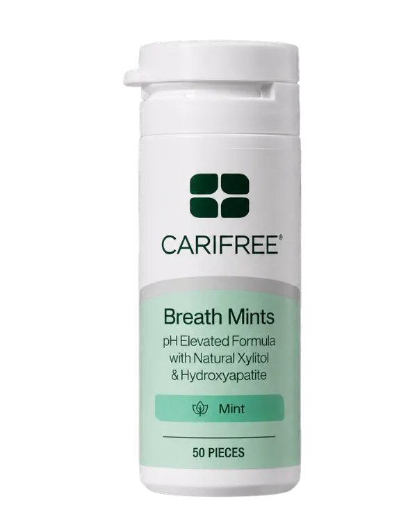 A tin of xylitol breath mints