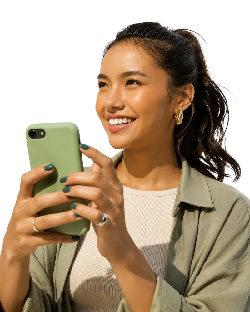 A member messaging a dentist from their phone